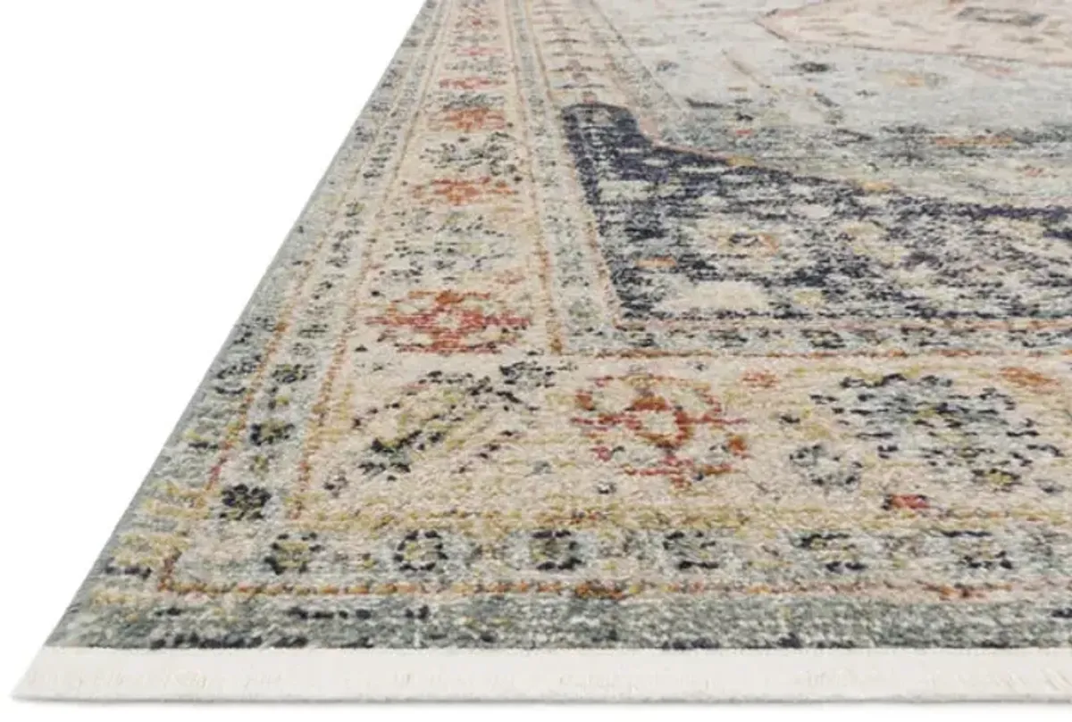 Magnolia Home Graham Blue Antique Ivory Area Rug - 2 3  x 10 0  