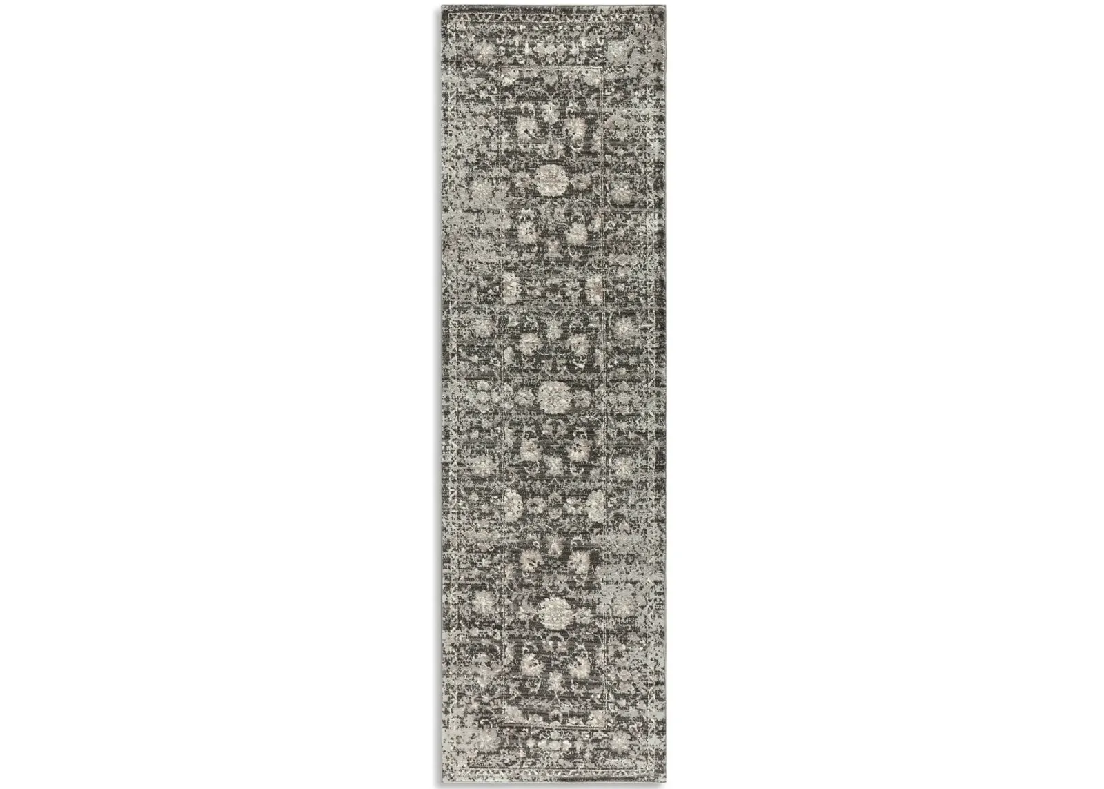 Panache Grey Border Area Rug - 2 3  X 7 7 