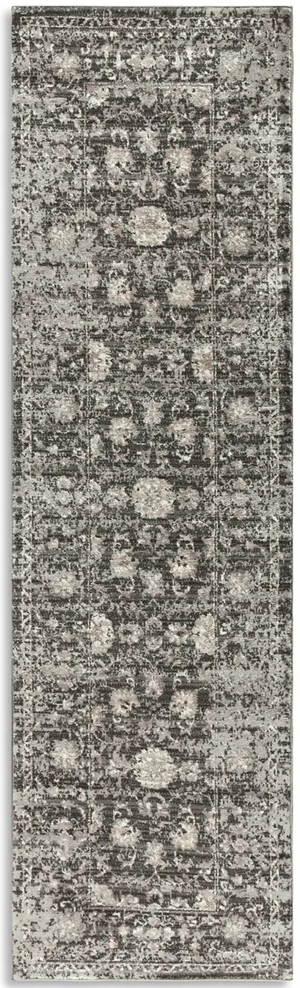 Panache Grey Border Area Rug - 2 3  X 7 7 