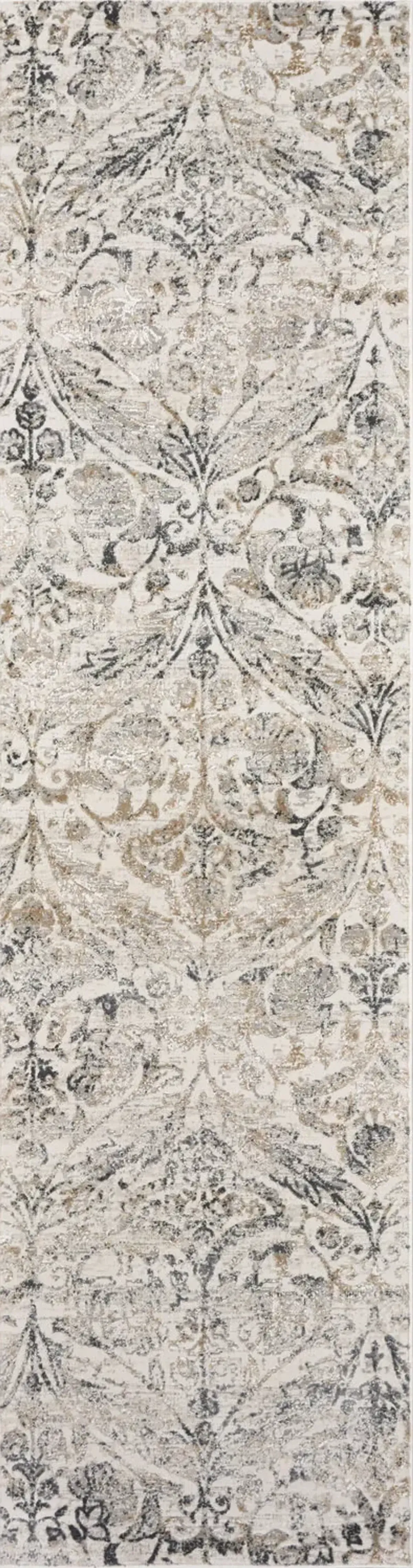 Generations Ivory Grey Maison Area Rug - 2 2  X 7 7 