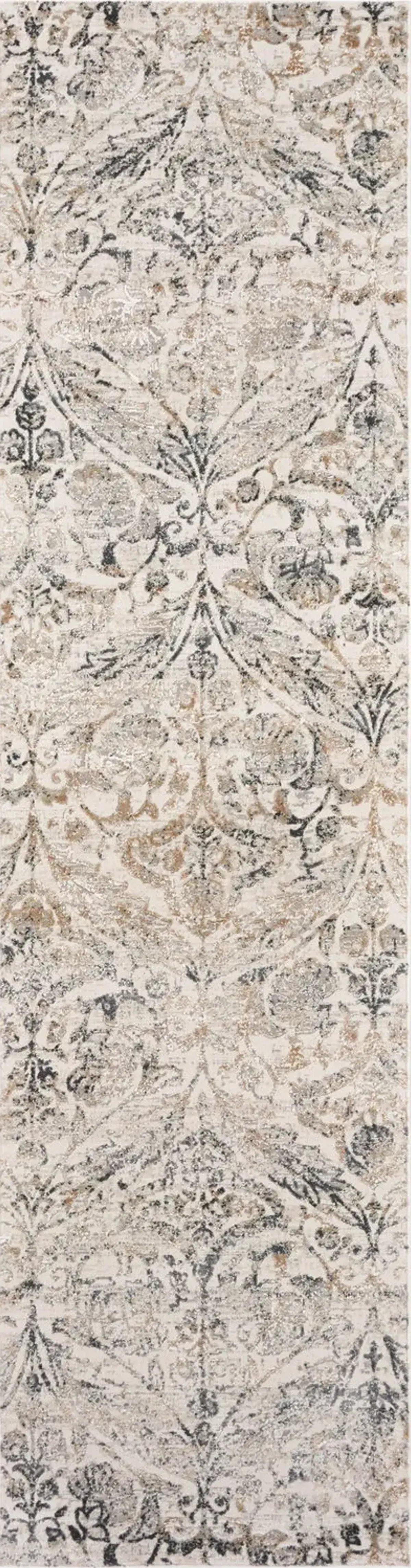 Generations Ivory Grey Maison Area Rug - 2 2  X 7 7 