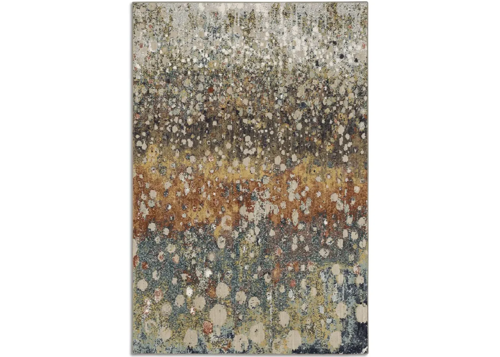 Soiree La Brea Rose Gold Area Rug - 2 4  X 7 10 