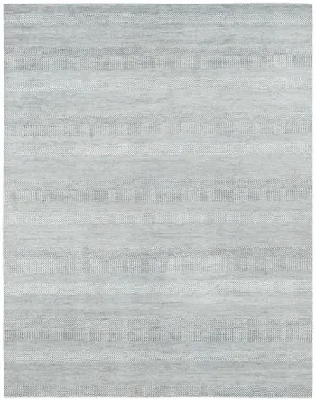 Indore Blue Silver Area Rug 2 6  x 12 0 