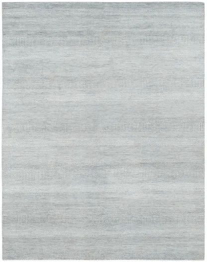 Indore Blue Silver Area Rug 2 6  x 12 0 