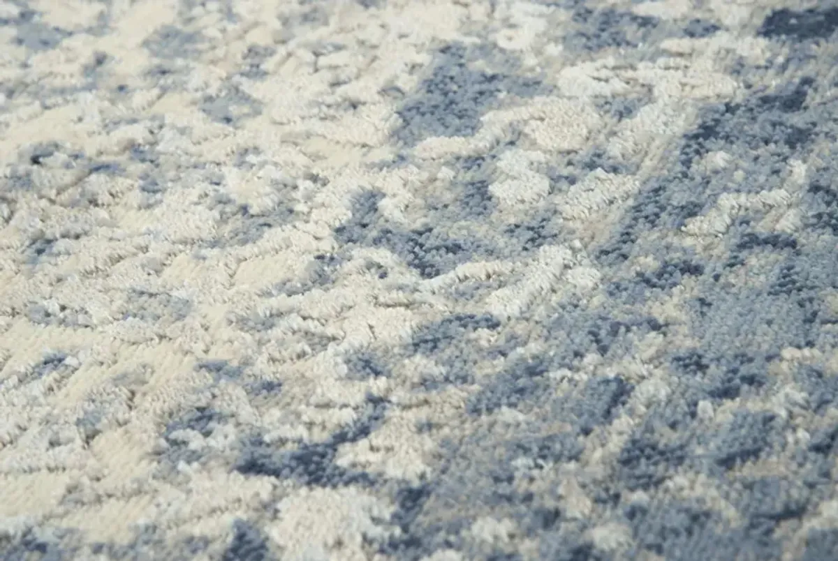 Artistry Blue Ivory Area Rug - 2 6  x 10 0   