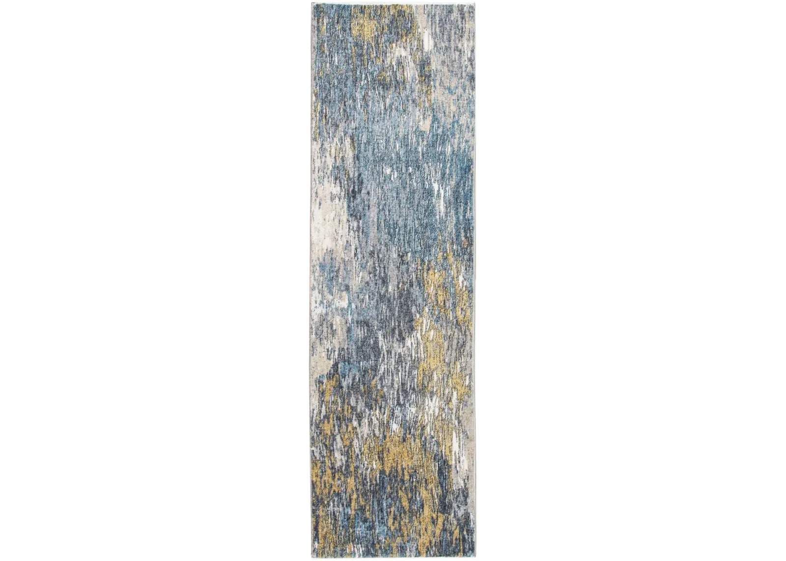 Roxy Blue Gold Mirage Area Rug - 2 0  X 7 0 