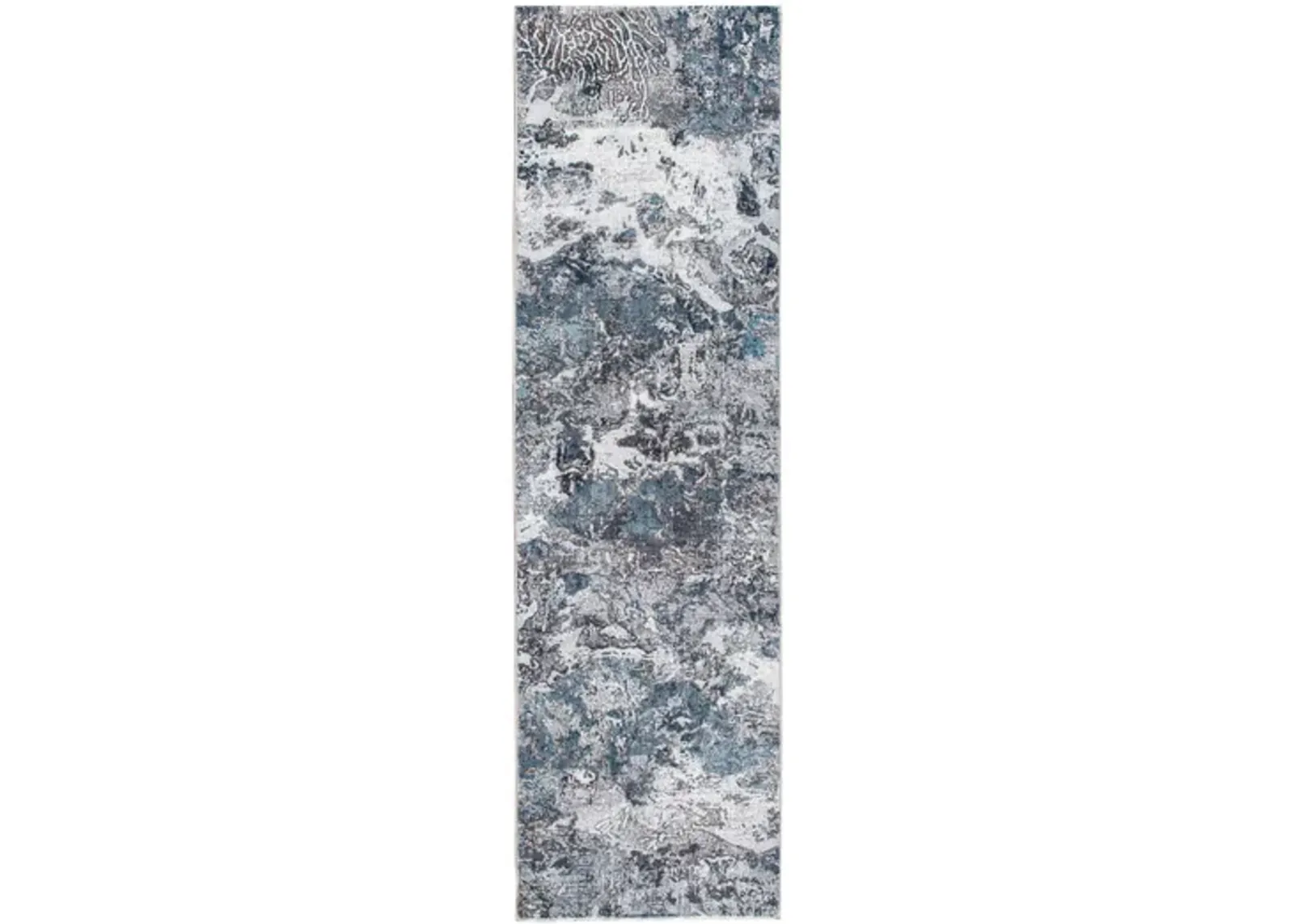 Roxy Grey Blue Galaxy Area Rug - 2 0  X 7 0 