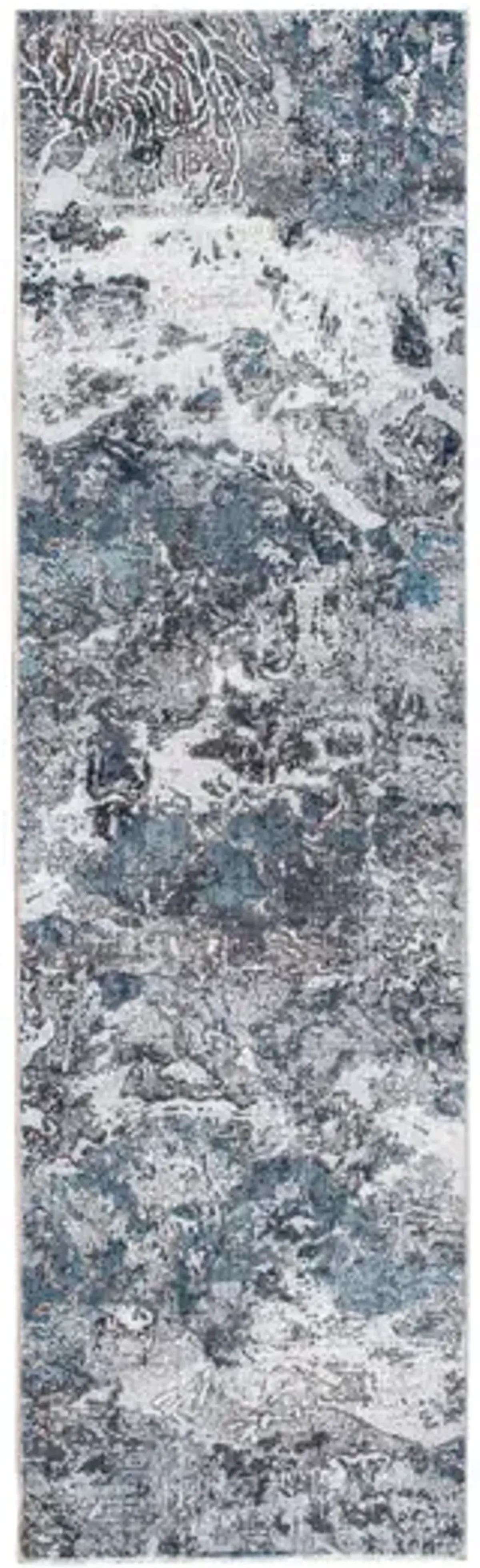 Roxy Grey Blue Galaxy Area Rug - 2 0  X 7 0 