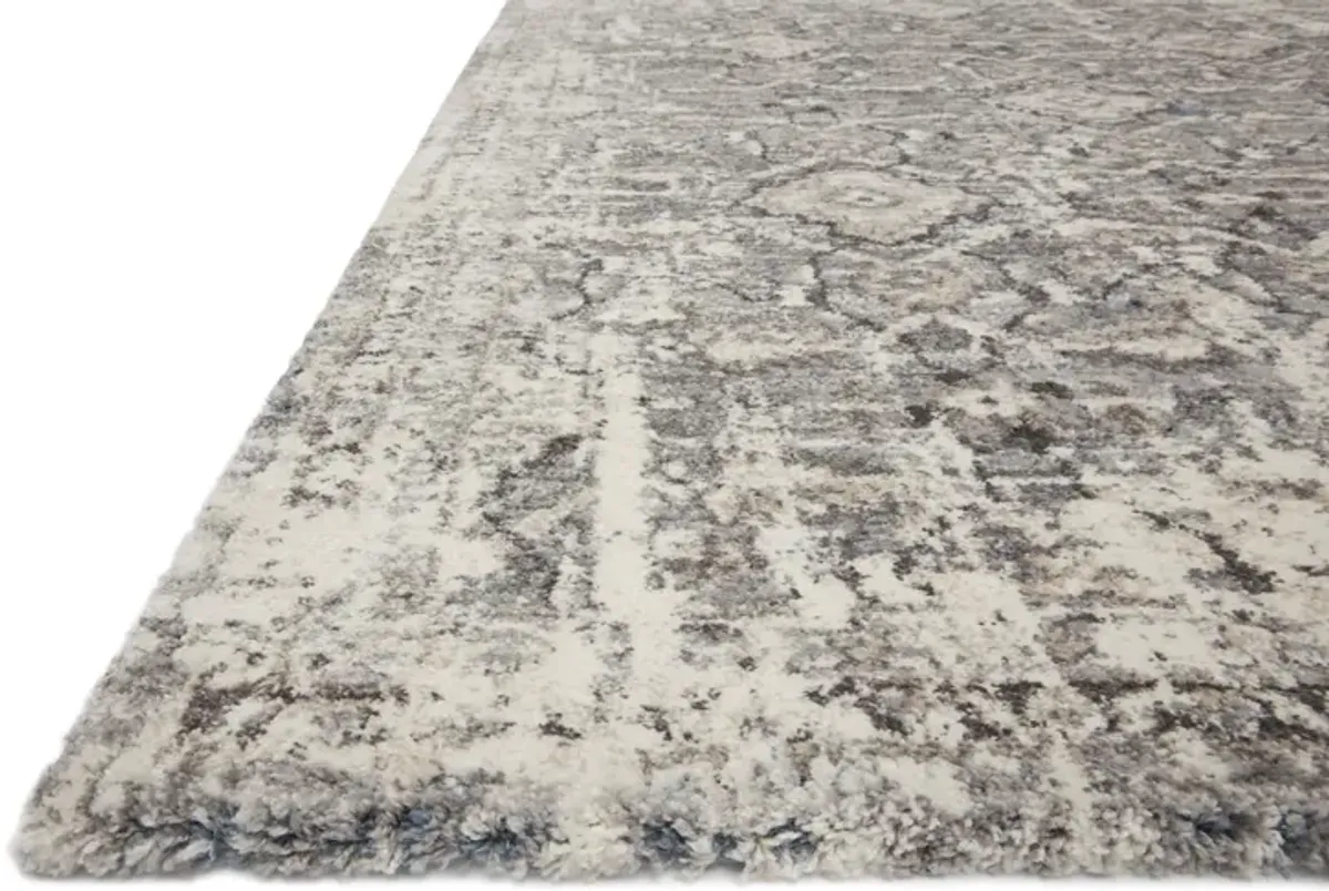 Theory Natural Grey Area Rug - 2 7  X 7 8  