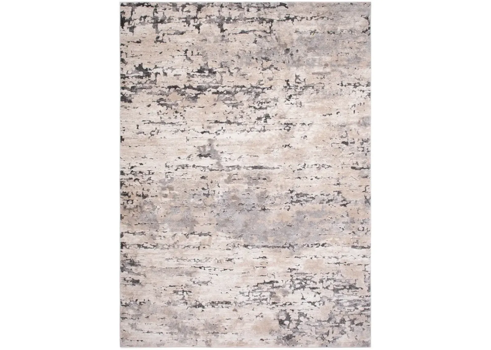 Theory Taupe Grey Area Rug - 2 7  X 13 0 