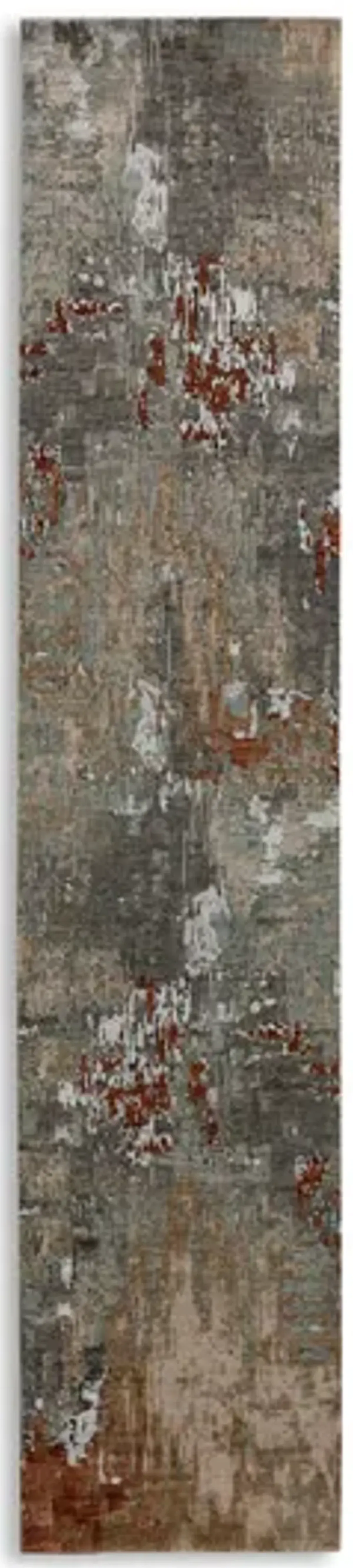 Galaxy Hand Knotted 2 7  x 12 4  Area Rug