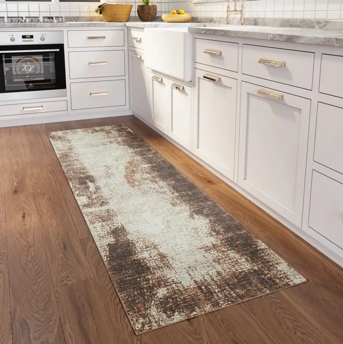 Urban Rug Winslow Chocolate Tin Area Rug - 2 6  x 8 0 