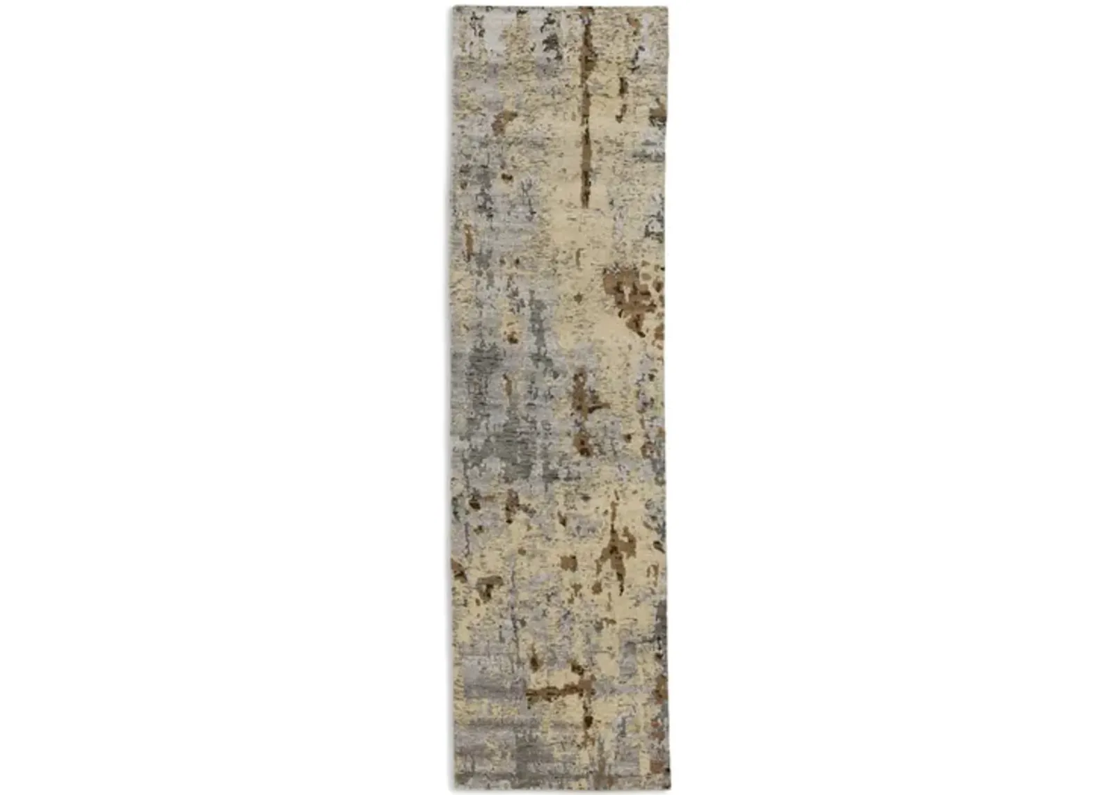 Hand Knotted 2 6  x 10 0  Area Rug