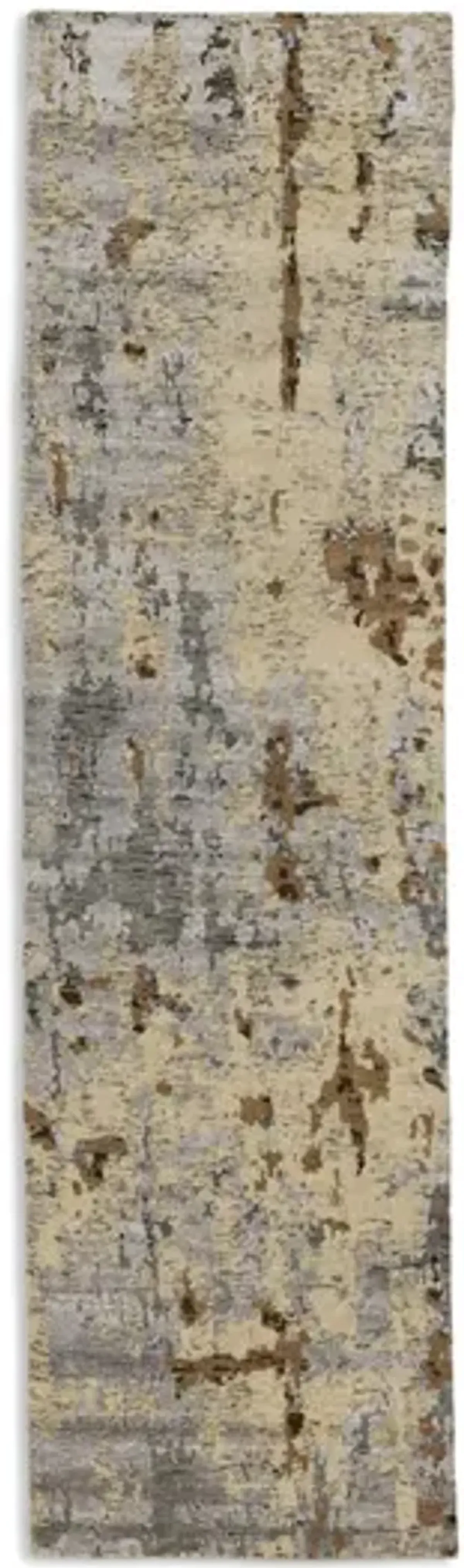 Hand Knotted 2 6  x 10 0  Area Rug