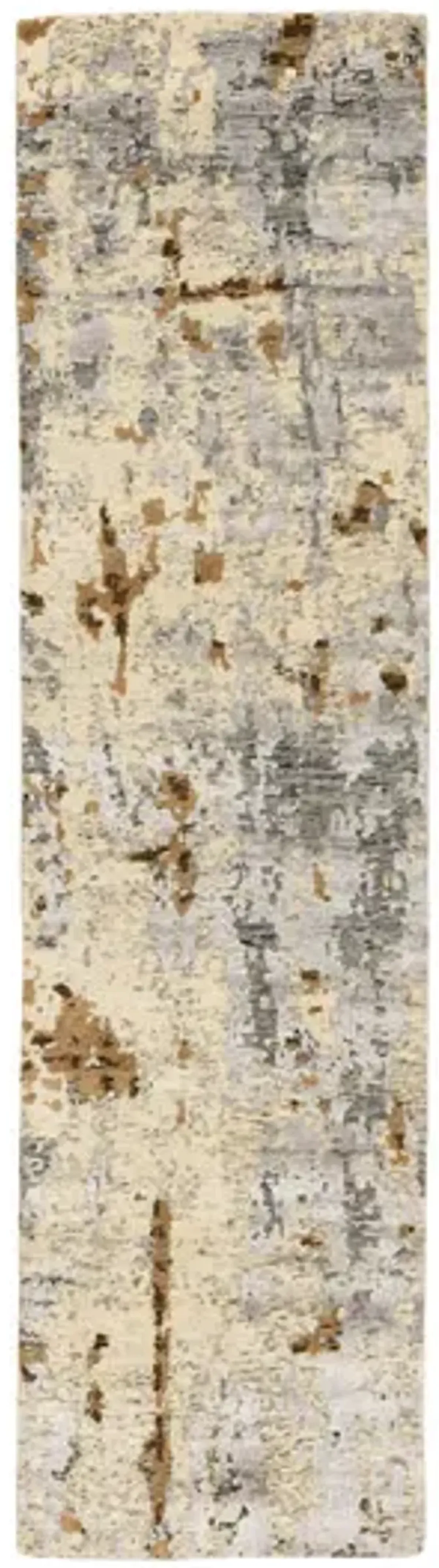 Hand Knotted 2 6  x 10 0  Area Rug