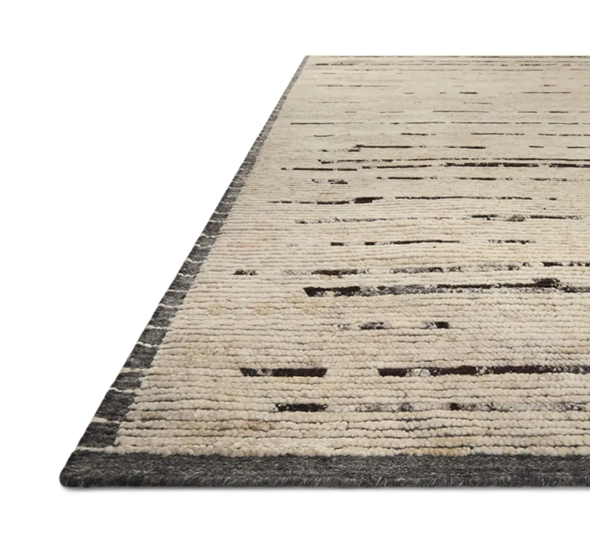 Amber Lewis Briyana Natural Black 2 6  x 11 6  Area Rug
