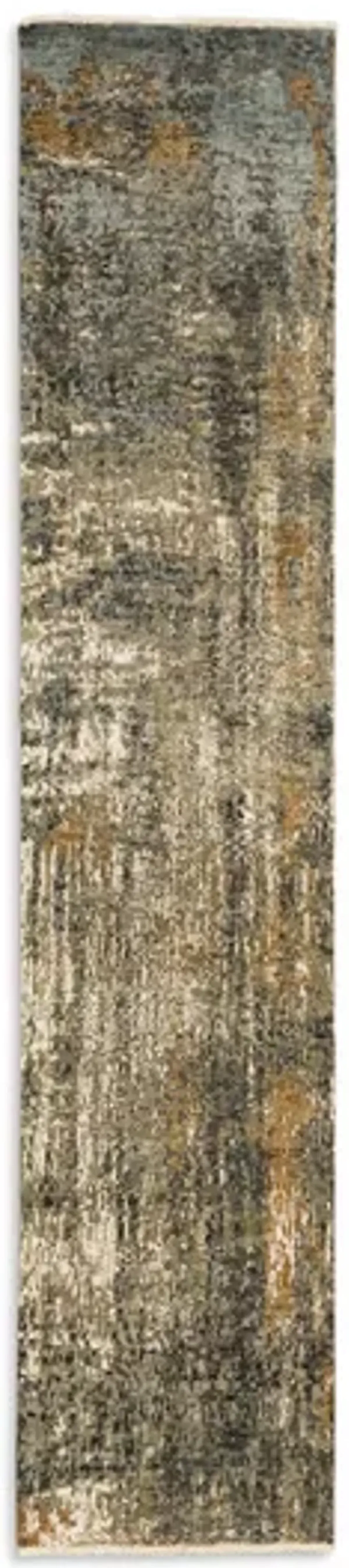 Hand Knotted - 2 6  x 11 1  Area Rug