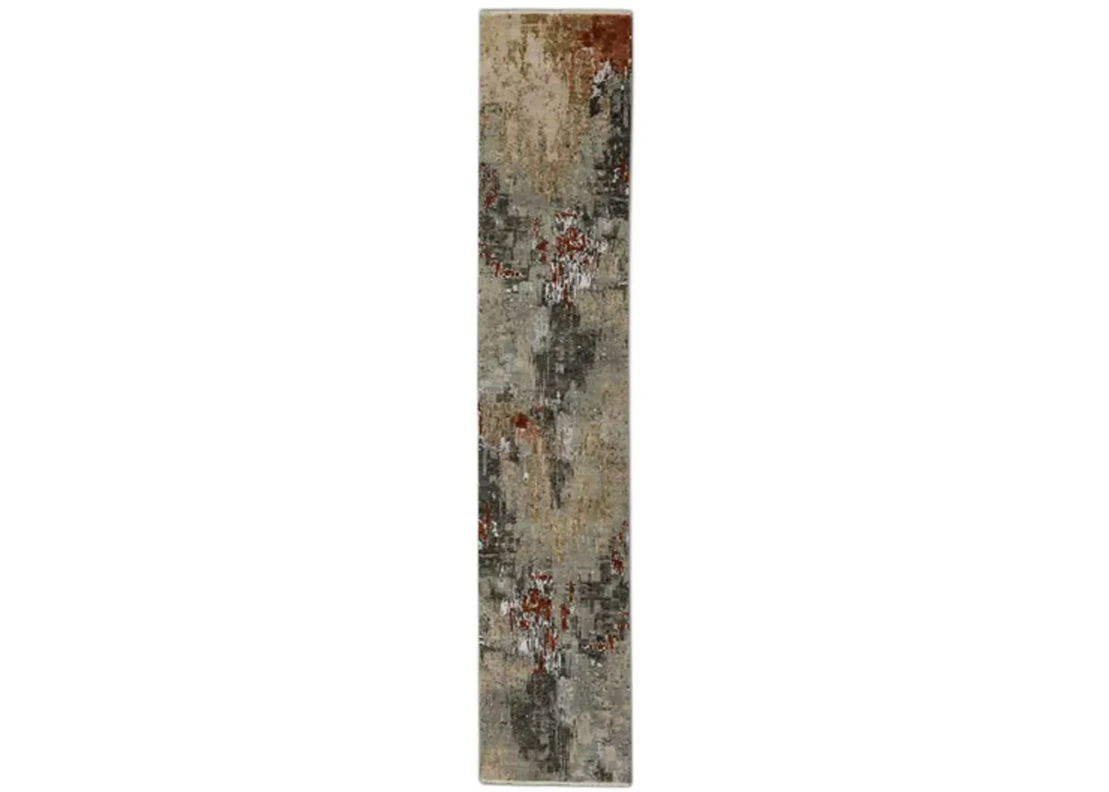 Hand Knotted - 2 5  x 12 3  Area Rug