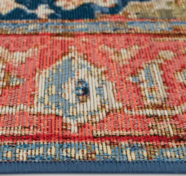 Marina Heriz Red Area Rug - 1 9  x 7 6  