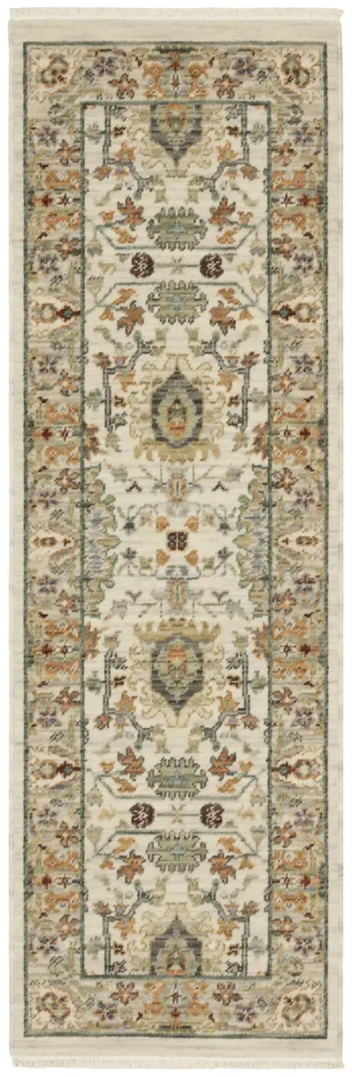 Lucca Ivory Multi 2 0  x 6 0  Area Rug