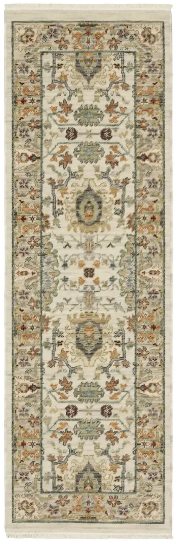 Lucca Ivory Multi 2 0  x 6 0  Area Rug