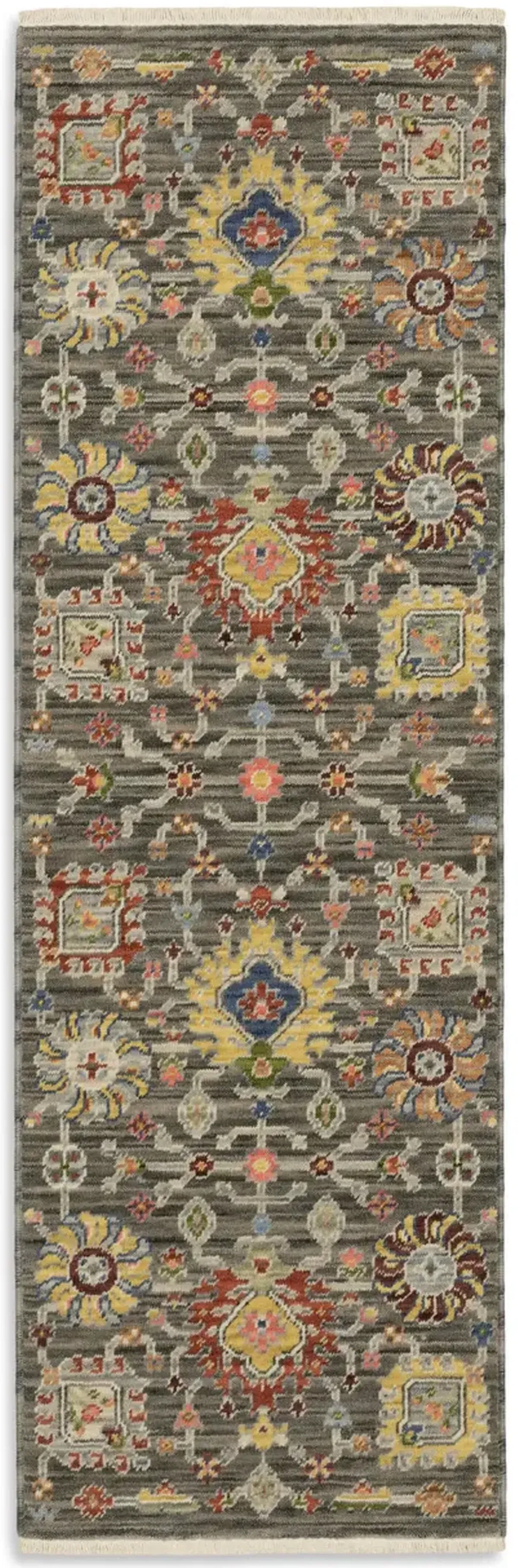 Lucca Grey Multi 2 0  x 6 0  Area Rug