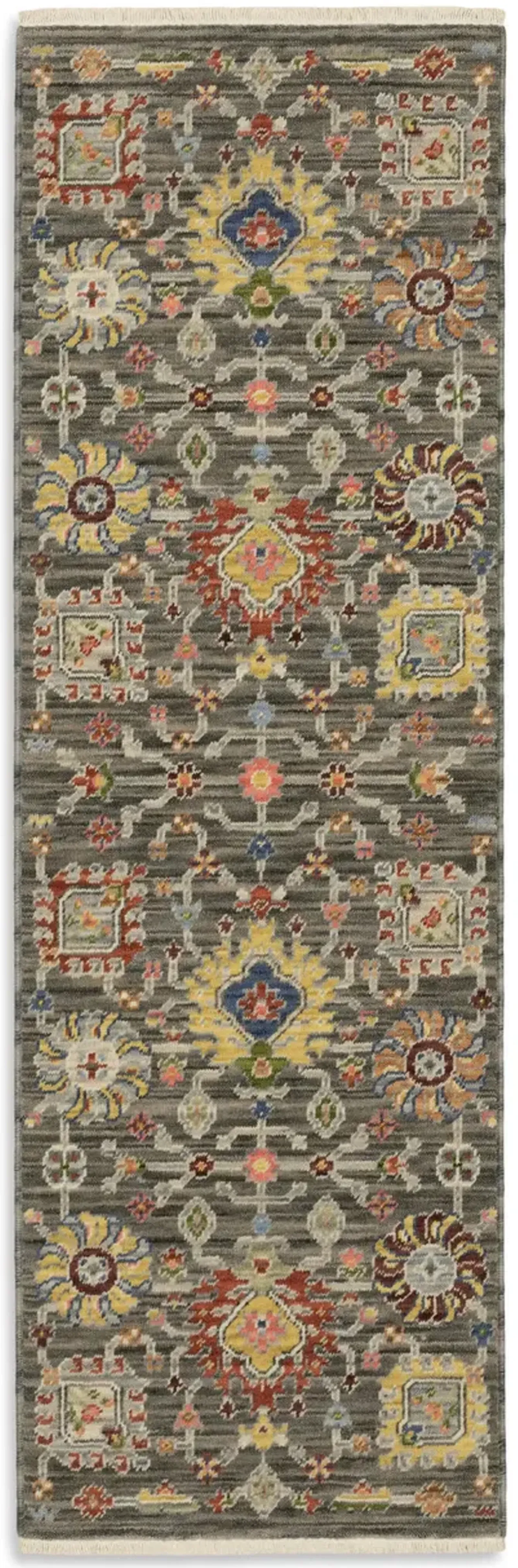 Lucca Grey Multi 2 0  x 6 0  Area Rug