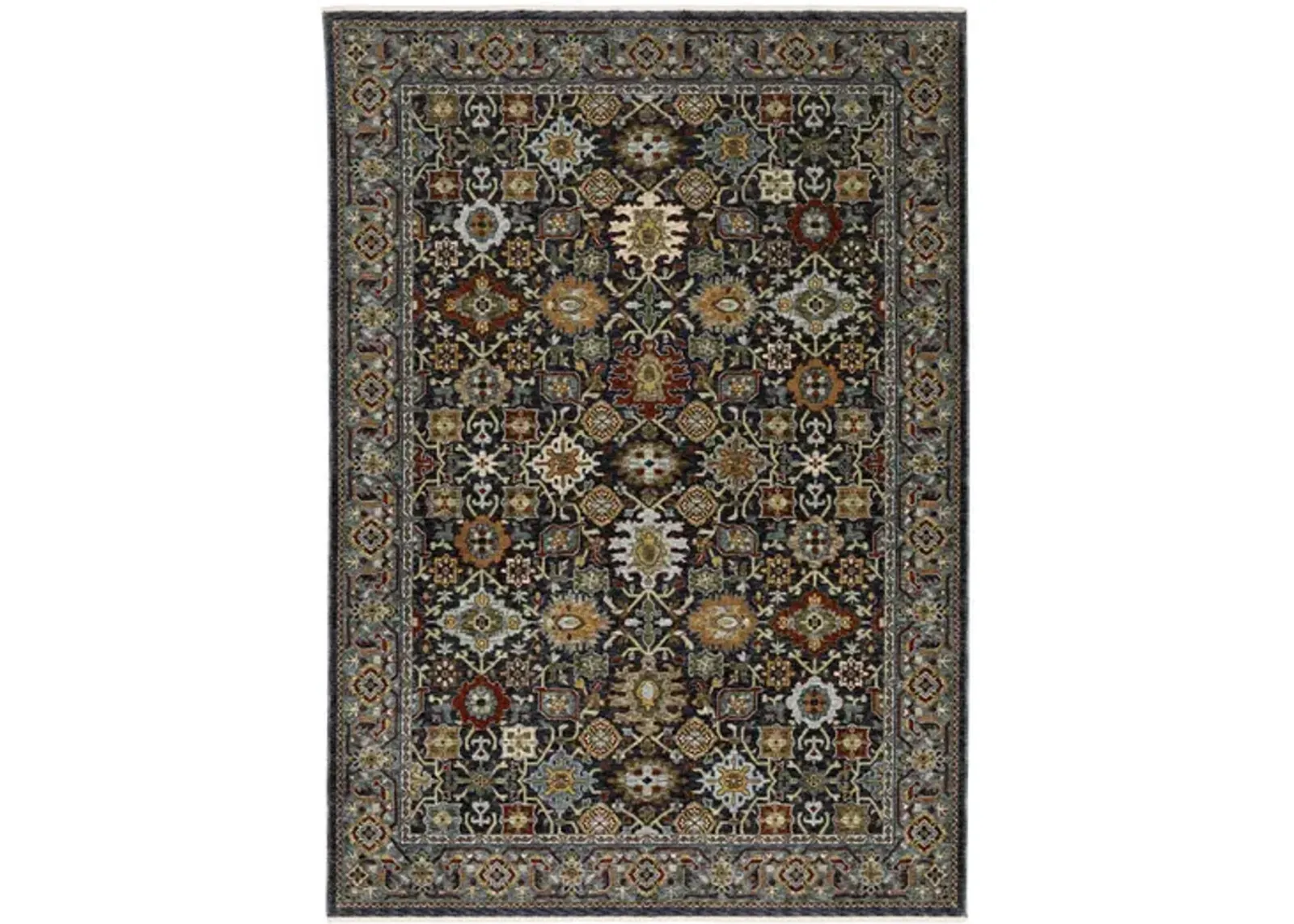 Aberdeen Blue Multi - 2 3  X 7 6 Area Rug