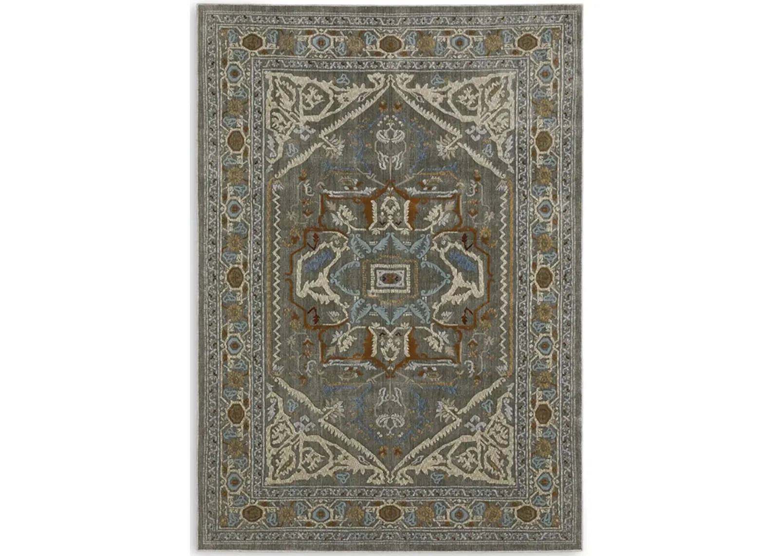 Ellington Grey Multi 2 3  X 7 6  Area Rug