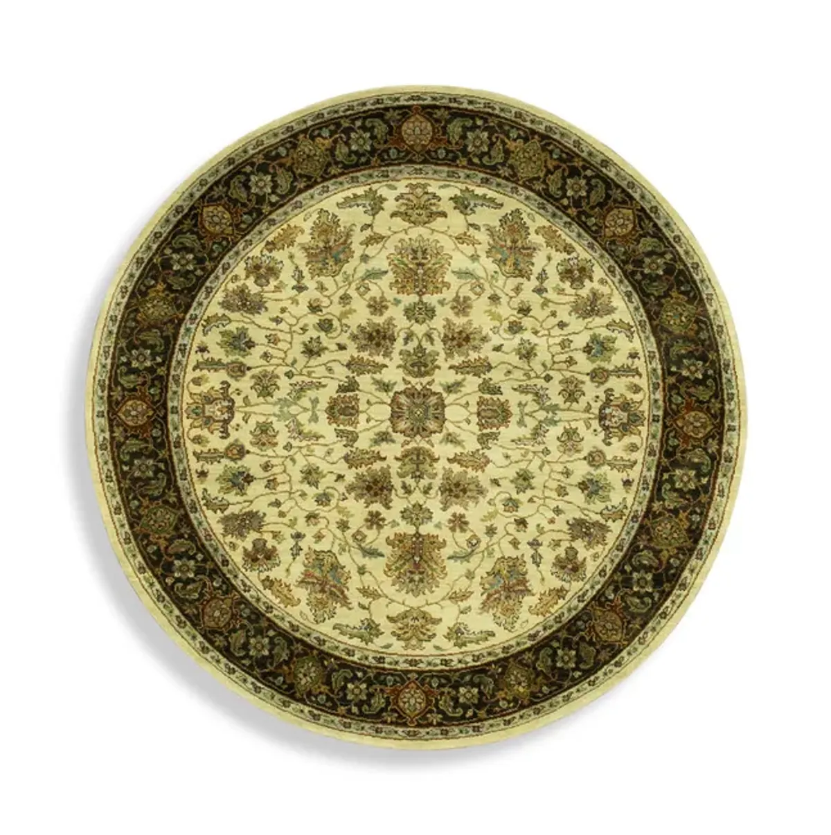 Hand Knotted Area Rug - 6 1  X 6 1 