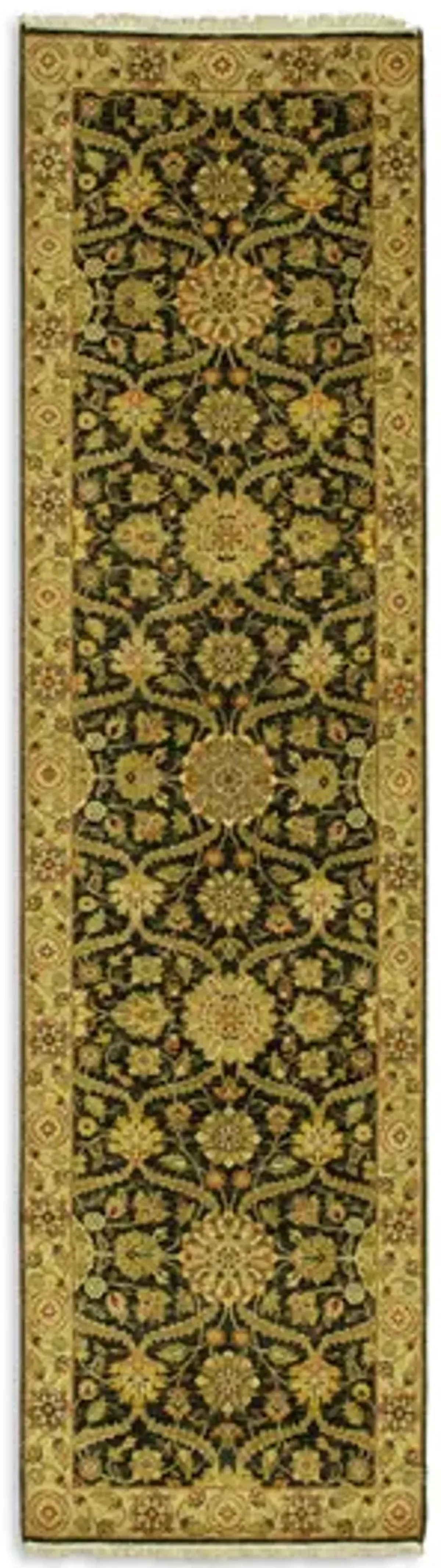 Hand Knotted Area Rug - 2 7  X 10 0 