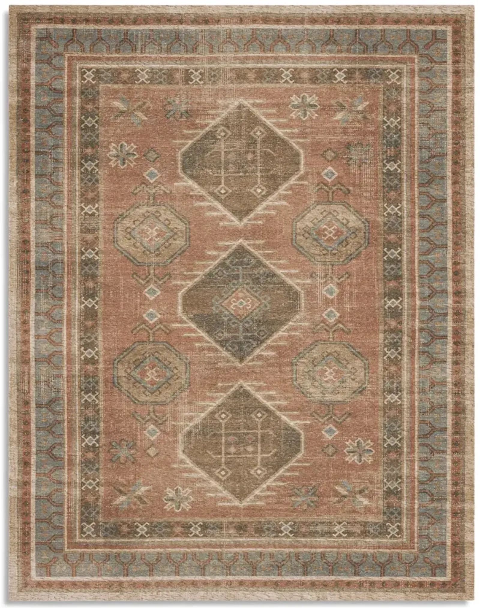 Zula Kinshasa Antique Area Rug - 2 4 X 8 0 