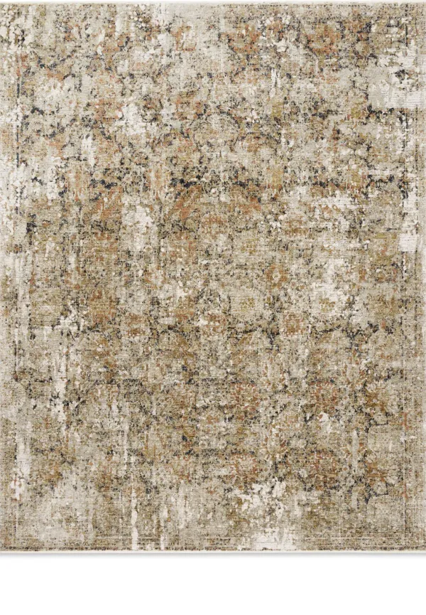 Theia Taupe Gold Area Rug - 2 10  X 10 0 