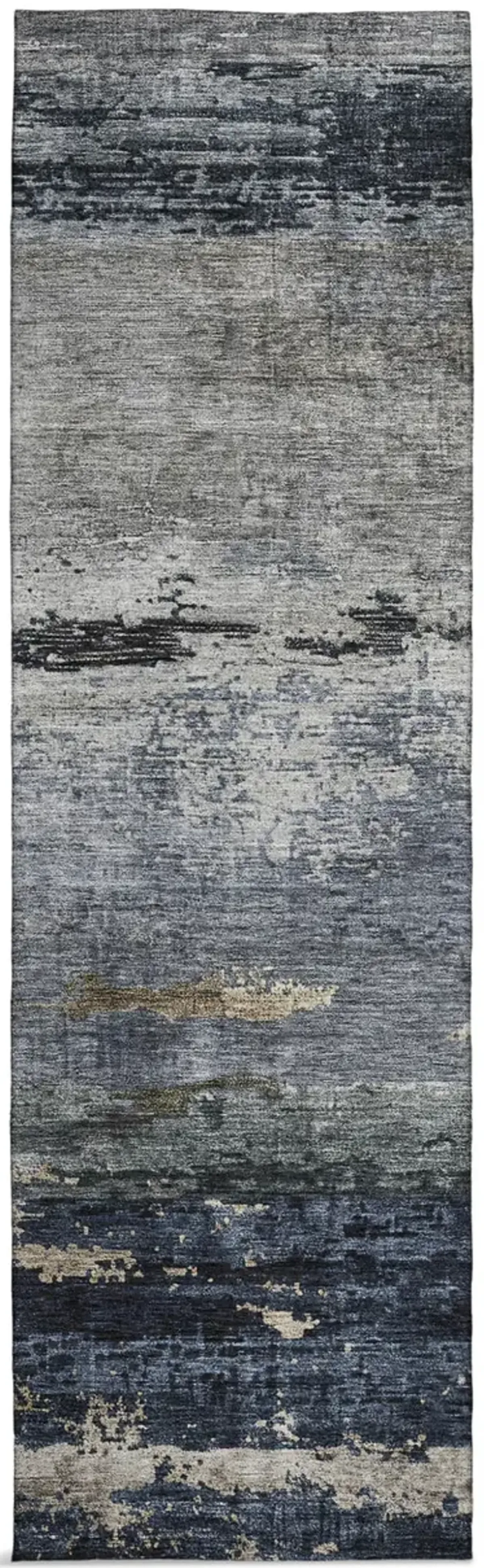 Nouveau Navy Area Rug - 2 3  X 7 6 