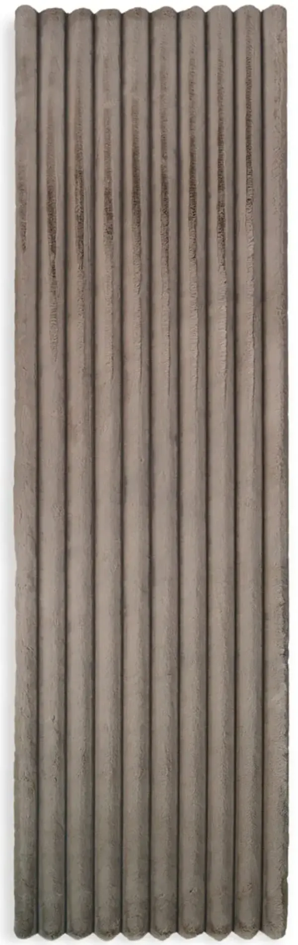 Madrid Fawn Corded Shag Area Rug - 2 0  X 8 0 