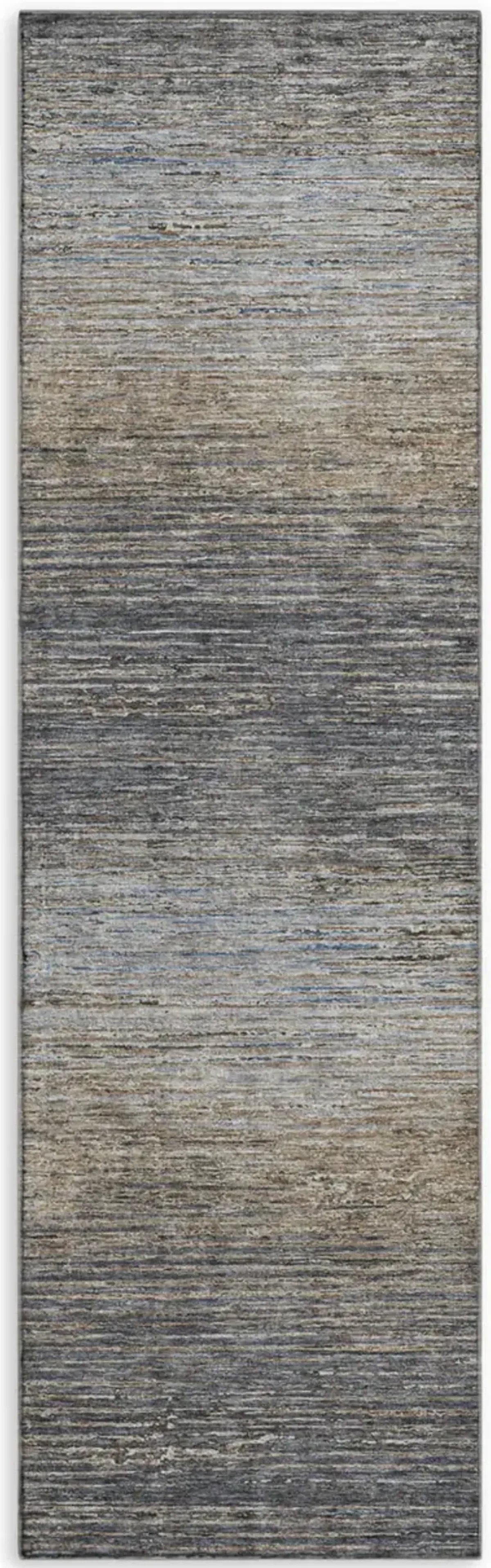 Trevi Pewter Area Rug - 2 3  X 7 6 