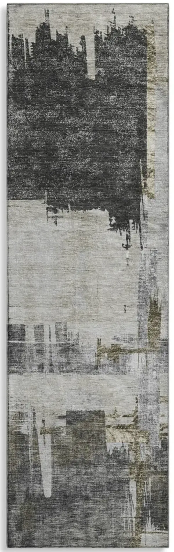 Trevi Gray Area Rug - 2 3  X 7 6 