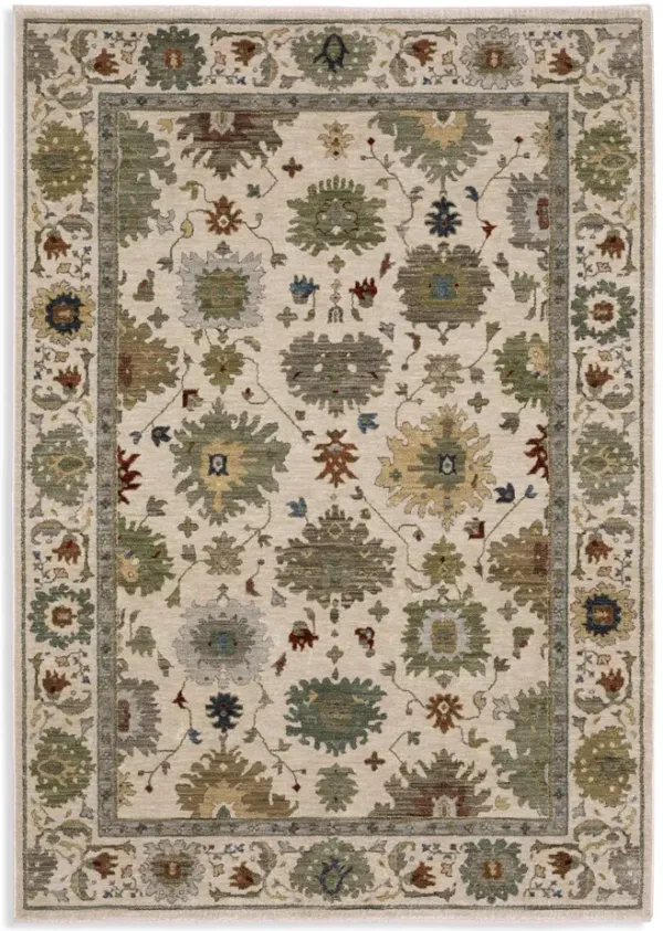 Eliana Mahal Ivory Area Rug - 2 3  X 7 6 