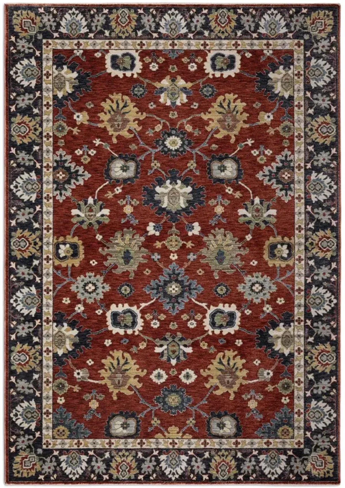 Eliana Red Blue Area Rug - 2 3  X 7 6 