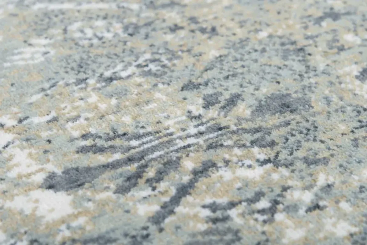 Rohan Elite Ivory Grey Area Rug - 2 6  X 8 0 