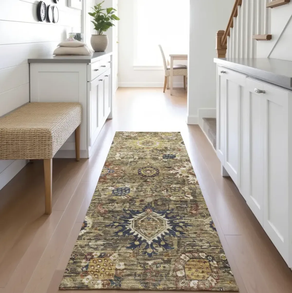 Silk Road Clove Washable Area Rug - 2 3  X 7 6 