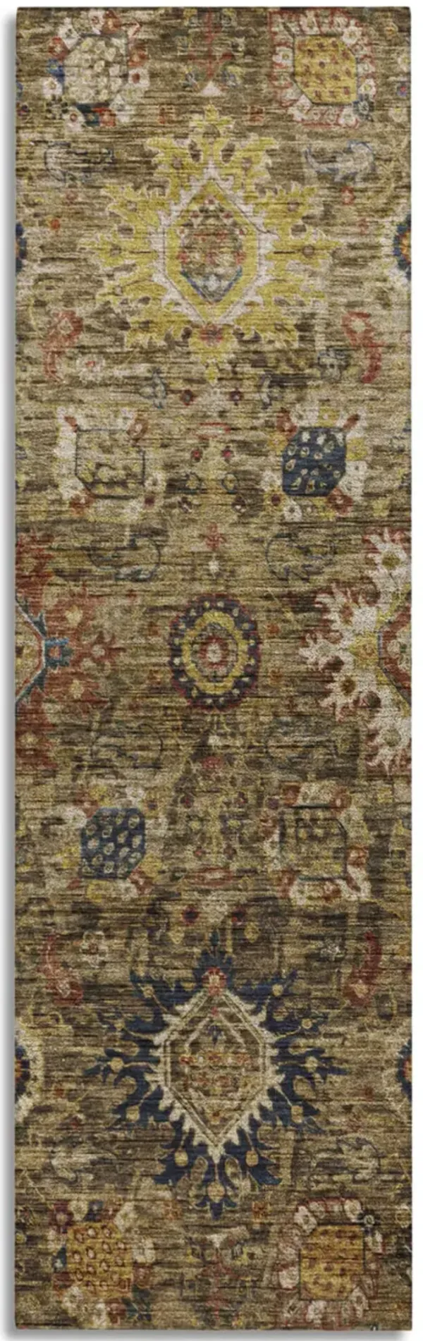Silk Road Clove Washable Area Rug - 2 3  X 7 6 