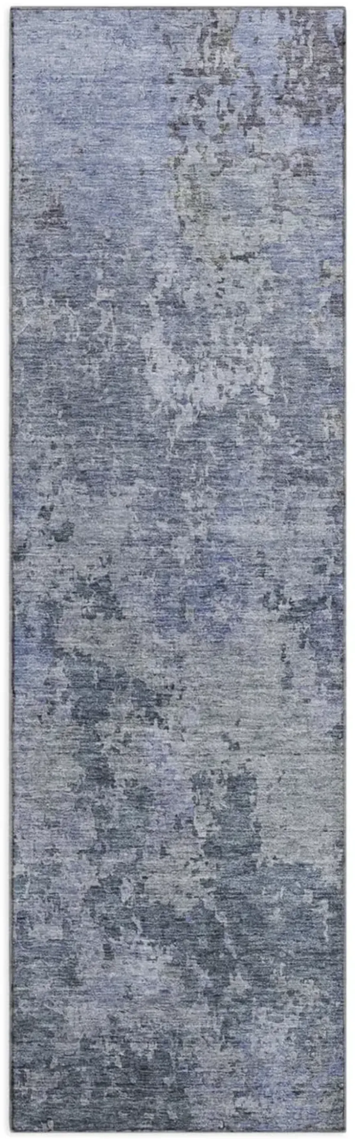 Bresca Blue Washable Area Rug - 2 3  X 7 6 