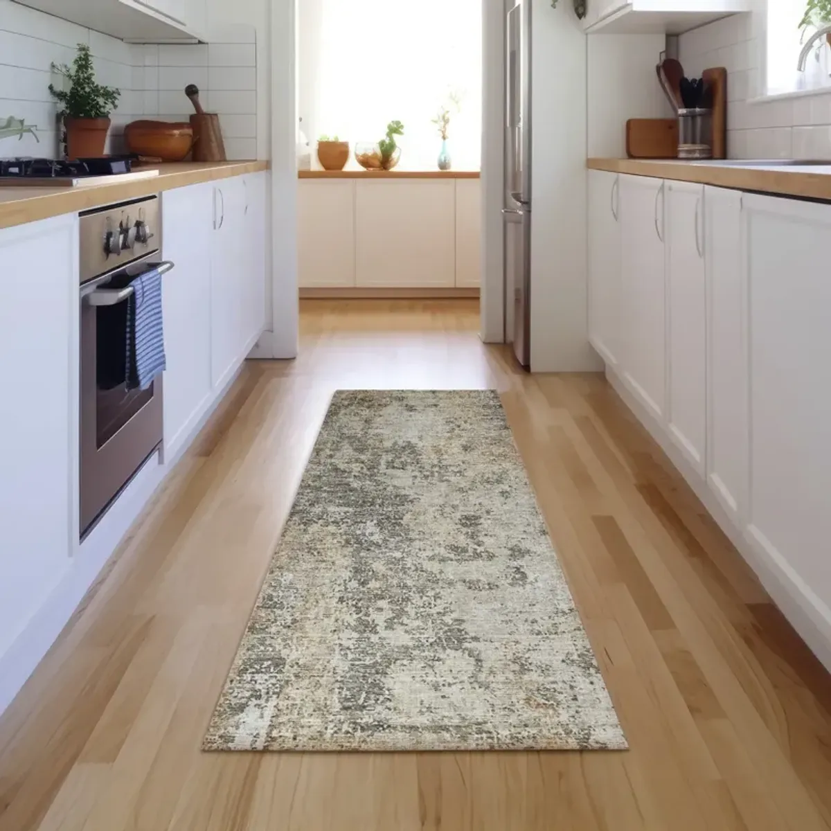 Bresca Terracotta Washable Area Rug - 2 3  X 7 6 