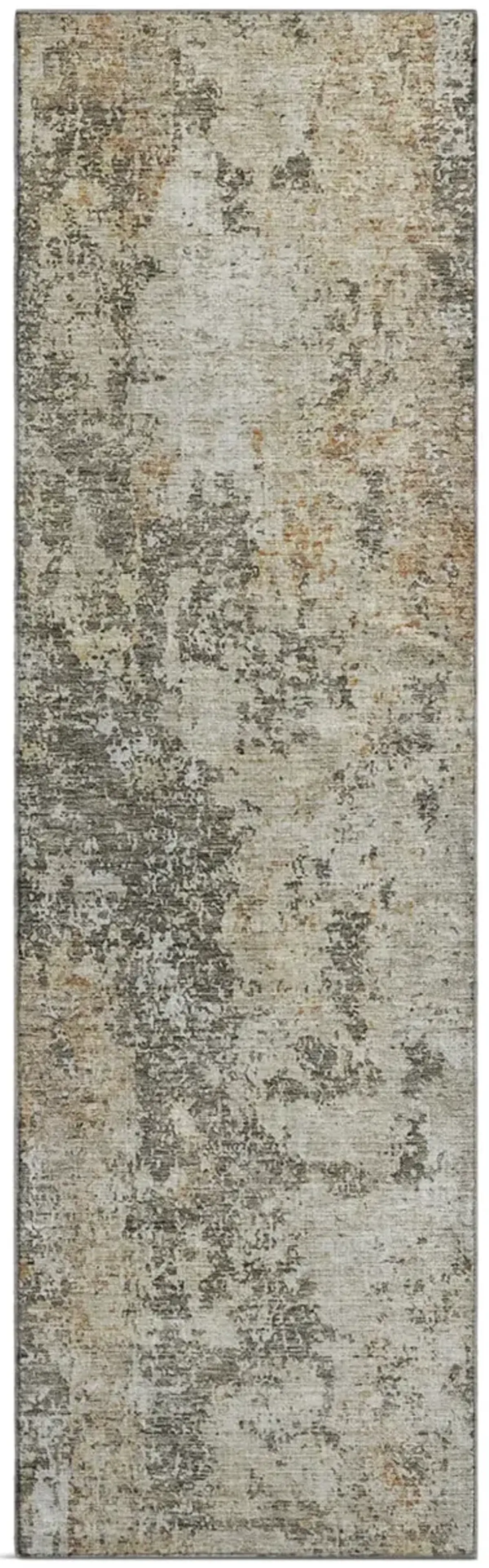 Bresca Terracotta Washable Area Rug - 2 3  X 7 6 