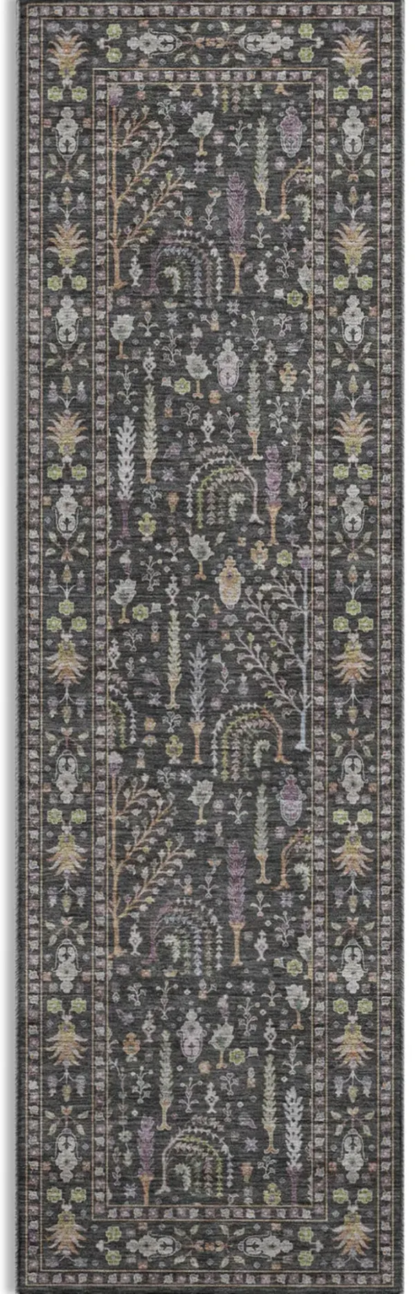 Hatay Black Washable Area Rug - 2 3  X 7 6 
