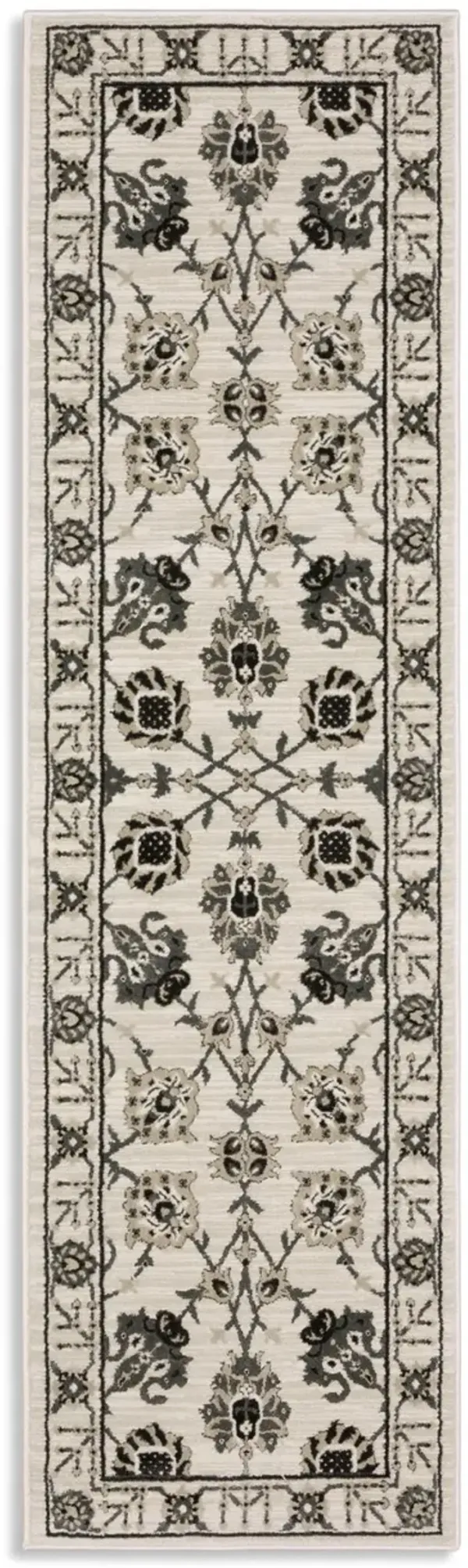 Raylan Ivory Grey Area Rug - 2 0  X 8 0 