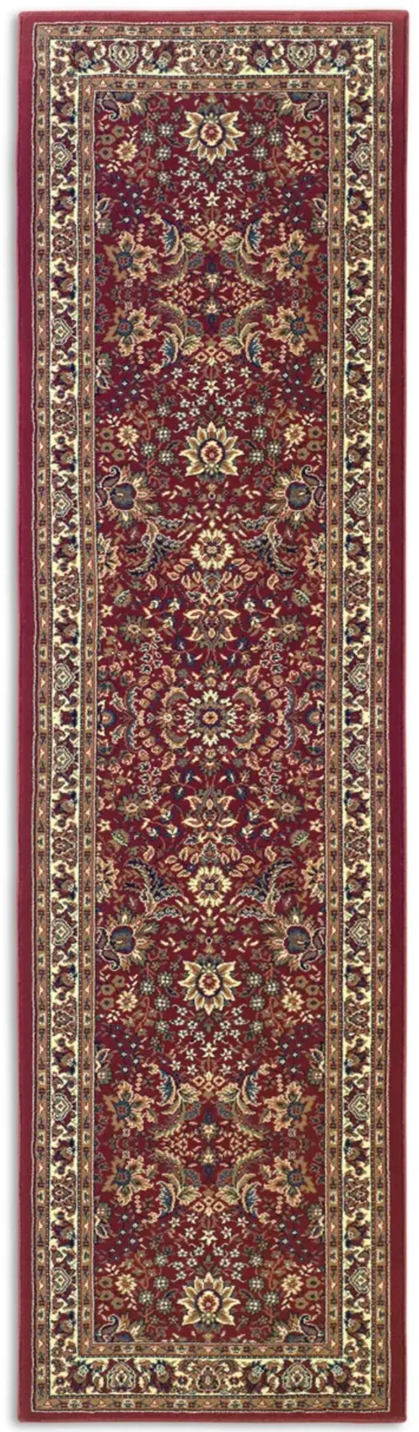 Ariana Red Ivory Blue Green Area Rug - 2 3  X 7 9 