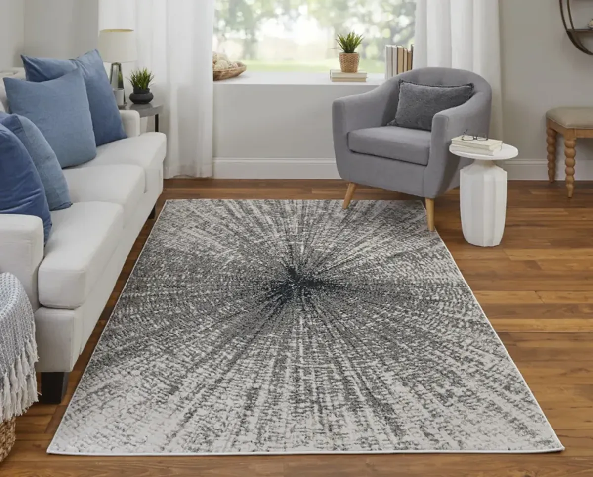 Micah Jump Ivory Silver 10 0  x 13 2  Area Rug