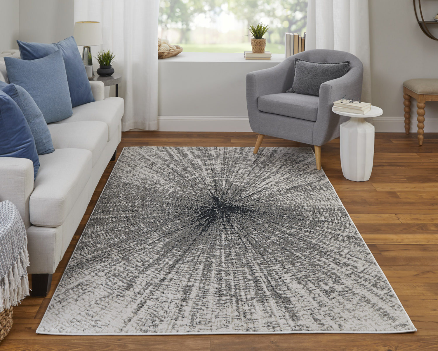 Micah Jump Ivory Silver 10 0  x 13 2  Area Rug